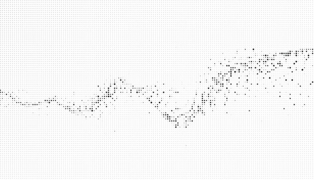 Abstract black and white vector background featuring a flowing liquid splash with ink drops and transparent bubbles in a fresh motion design