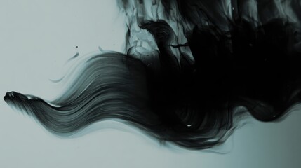 Fototapeta premium Wet ink smear, hand drag motion, motion blur, artistic mistake texture