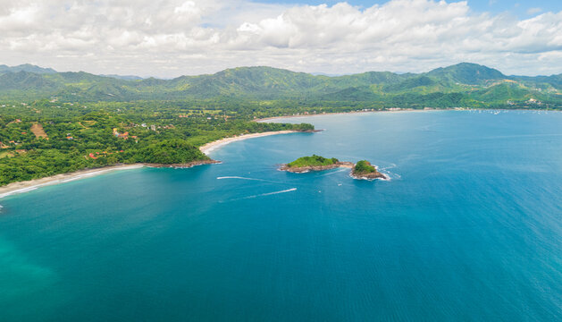 Aerial View Of Isla Chocoyas And Potrero Bay
