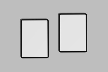 Tablet Screen Mockup Blank 3D