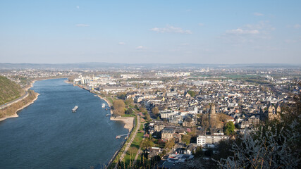 Andernach and Rhine River Panoramic View © Momento