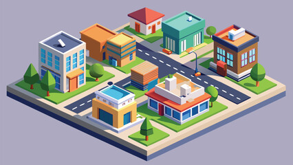 Architectural Site Plan and Landscape Master Plan CAD Drawing, Urban Development Layout with Contours, Roads, Parking and Boundary
