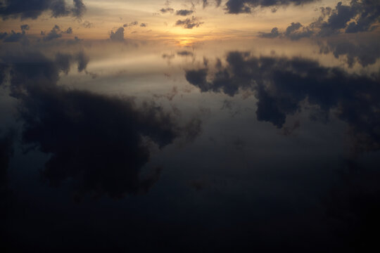 Where Sky Meets Reflection