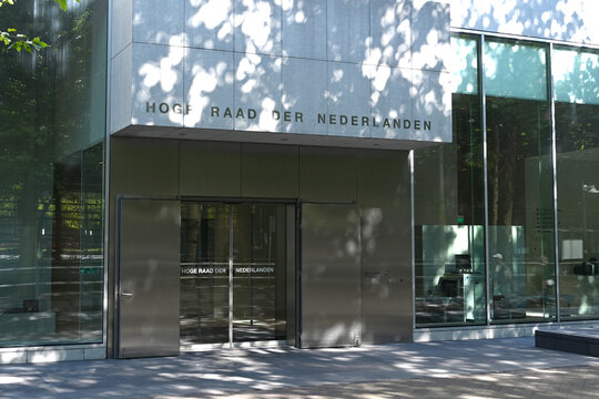 The Hague, Netherlands - August 28, 2024: Supreme Court of the Netherlands (Hoge Raad der Nederlanden) in The Hague.