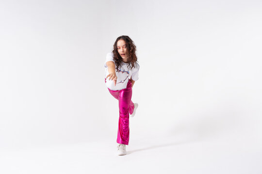 Editorial fashion look with playful styling