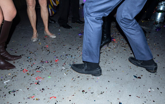 Glitter on dancing floor UGC