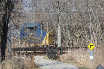 Train Passing on Railway Track – Transportation and Motion Concept © wildlife_lover