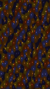 Abstract Dark Background with Shimmering Colorful Lights.