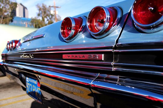 Behind an Impala at the Classic Car Show at the oldest Bob's Big Boy, Burbank, California. May 29, 2015