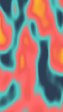 Abstract Organic Shapes Flowing Seamlessly in Vibrant Color Palette.