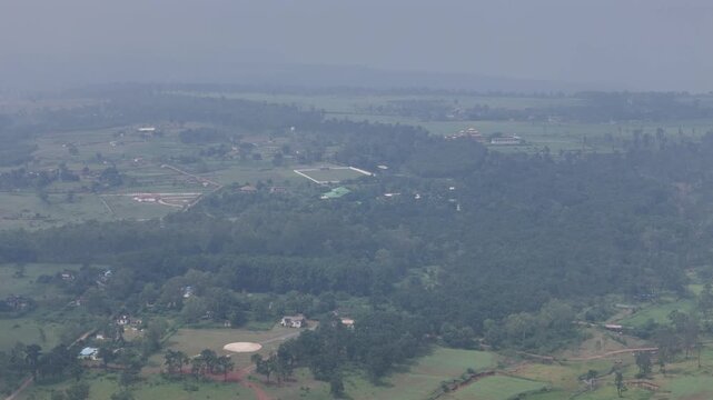 The Glass Bridge in Rajgir, Bihar, offers panoramic views of lush hills and valleys. Built with transparent tempered glass, it attracts tourists seeking adventure, scenic beauty, and elevated skywalk 
