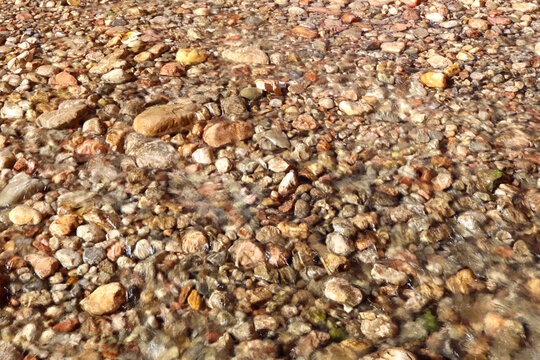 Water over rocks in Morocco's Todra Gorge