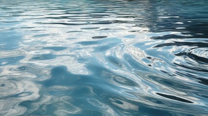 Calm Ripples on Water Surface Creating Tranquil Texture