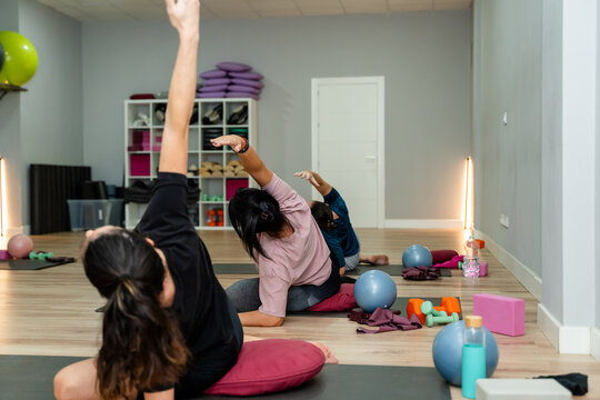Prenatal Yoga Group Stretch
