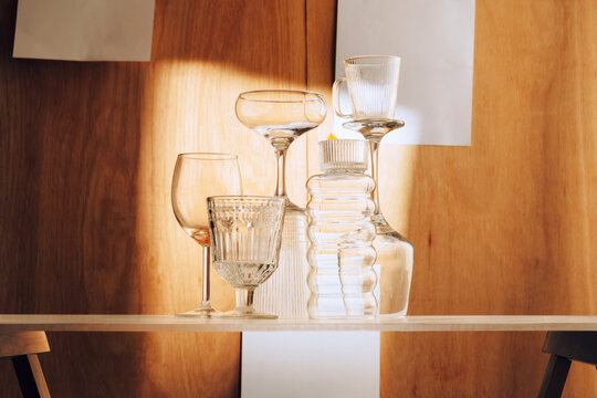 glassware still life