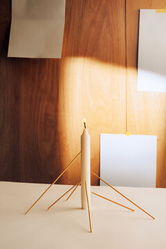 Arty candle still life 