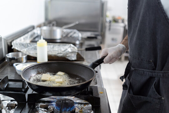 Melting Butter in Pan
