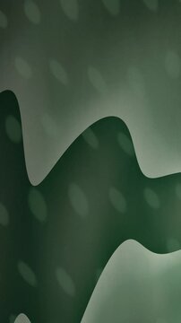 Abstract Hypnotic Green Spiral Vortex Animation.