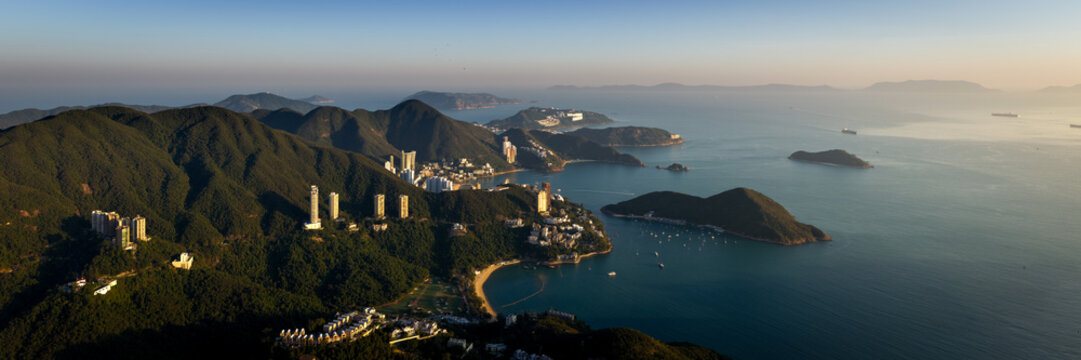 Deep Water Bay and Repulse Bay Aerial Hong Kong Island