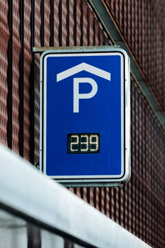 Digital Parking Availability Sign