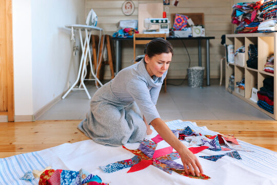 Creative Sewing Moments in a Bright and Cozy Workshop