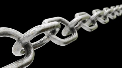 Obraz premium Abstract metal chain