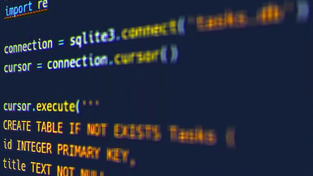 Scrolling through computer code