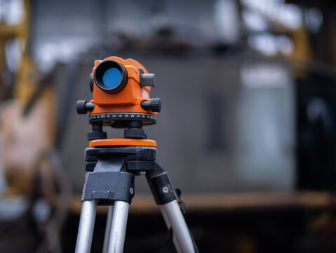 Surveying Level on Tripod