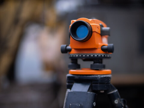 Surveying Level Close-Up