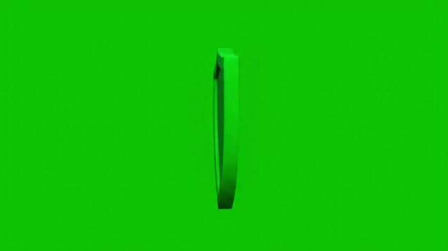 Shield icone  Mockup Vertical Studio Shot Green Screen Isolated on Green Background for Tech Advertising