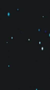 Abstract night sky with sparkling blue and white stars, a mesmerizing cosmic display.