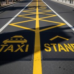 Taxi Stand Designation: A Detailed Street Marking for Efficient Transportation Operations