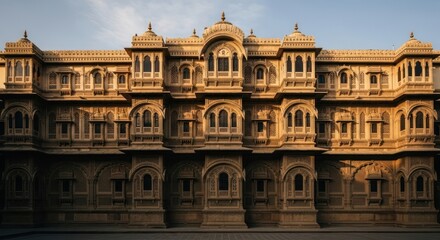 Fototapeta premium Ornate Indian Palace Architecture