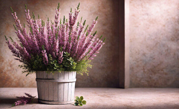 Wrzosy bukiet kwiat&oacute;w