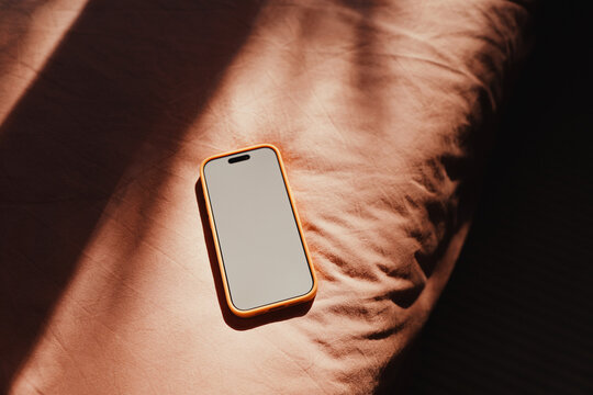 Smartphone with blank screen