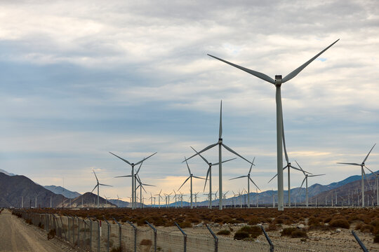 Operational wind turbines
