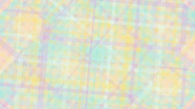 Pastel Colored Pixelated Grid Pattern Background.