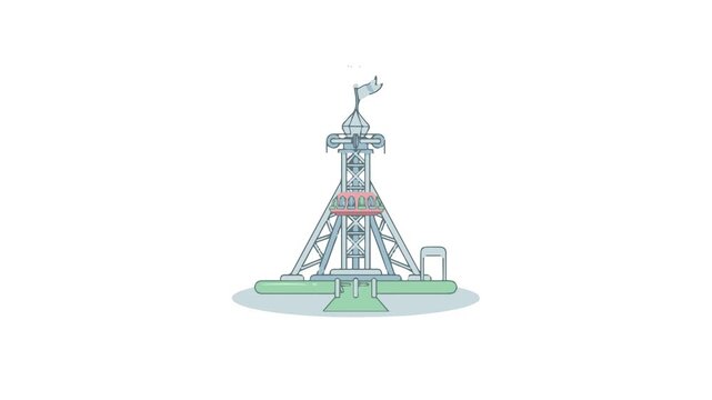 Extreme Drop Tower Ride Icon