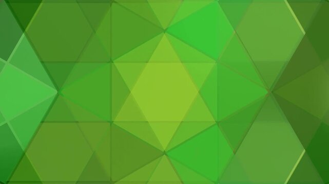 Green Geometric Pattern Background Animation.