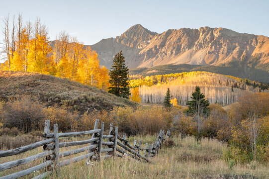 autumn landscape in the mountains