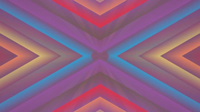 Vibrant Geometric Patterns with Neon Lights.