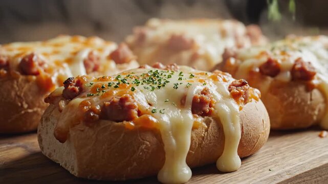 Cheesy bread buns
