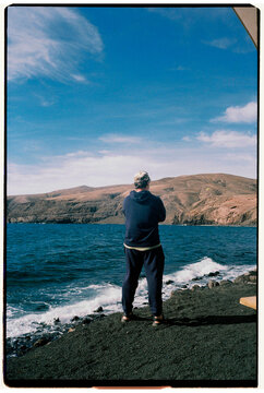 Man Gazing at Ocean