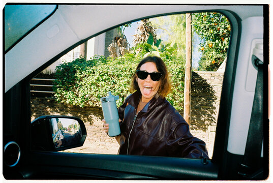 Woman Sticking Tongue Out