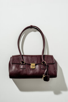Burgundy bag