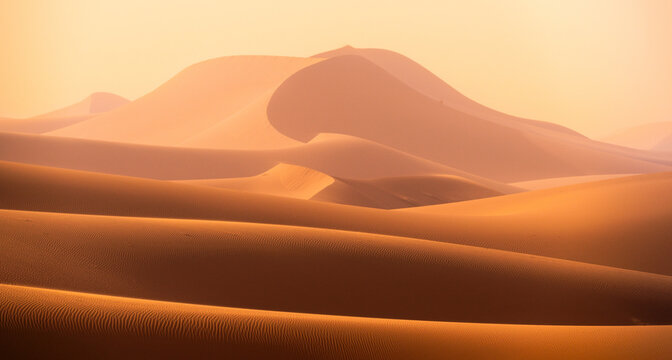 Sunset Sahara Dunes
