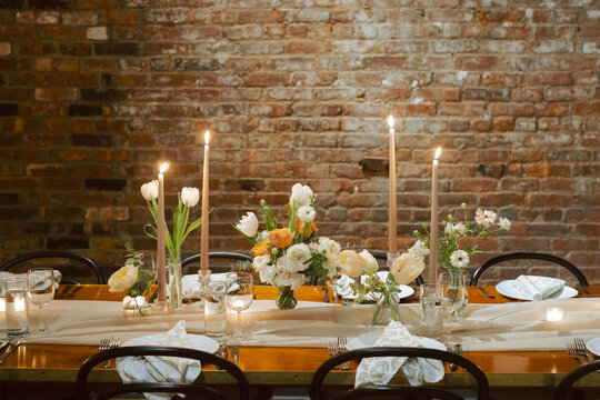 Romantic Wedding Reception