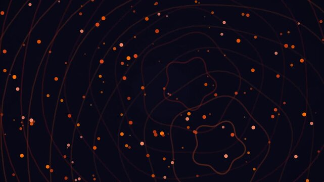 Cosmic Visualization of Stars and Orbits in Space.