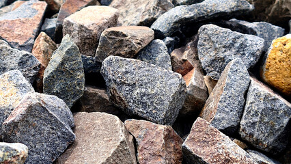 pile of rough textured rocks background, stone, gravel (1)