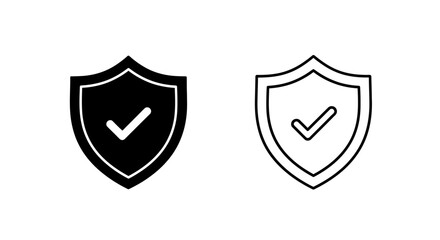 Secure shield checkmark Vector © Sultan
